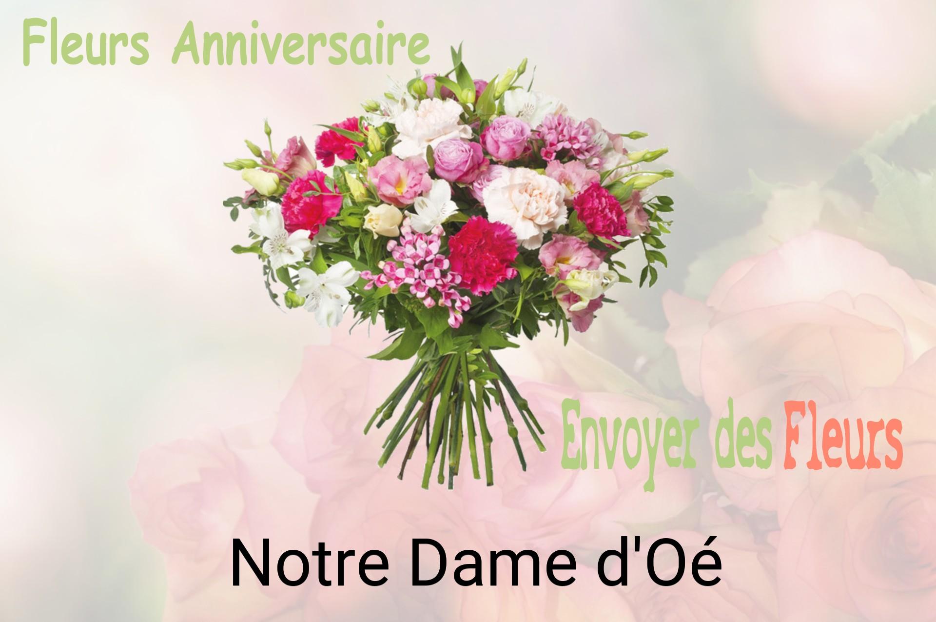 Bouquet de fleurs d’anniversaire livré à Notre-Dame-d'Oé